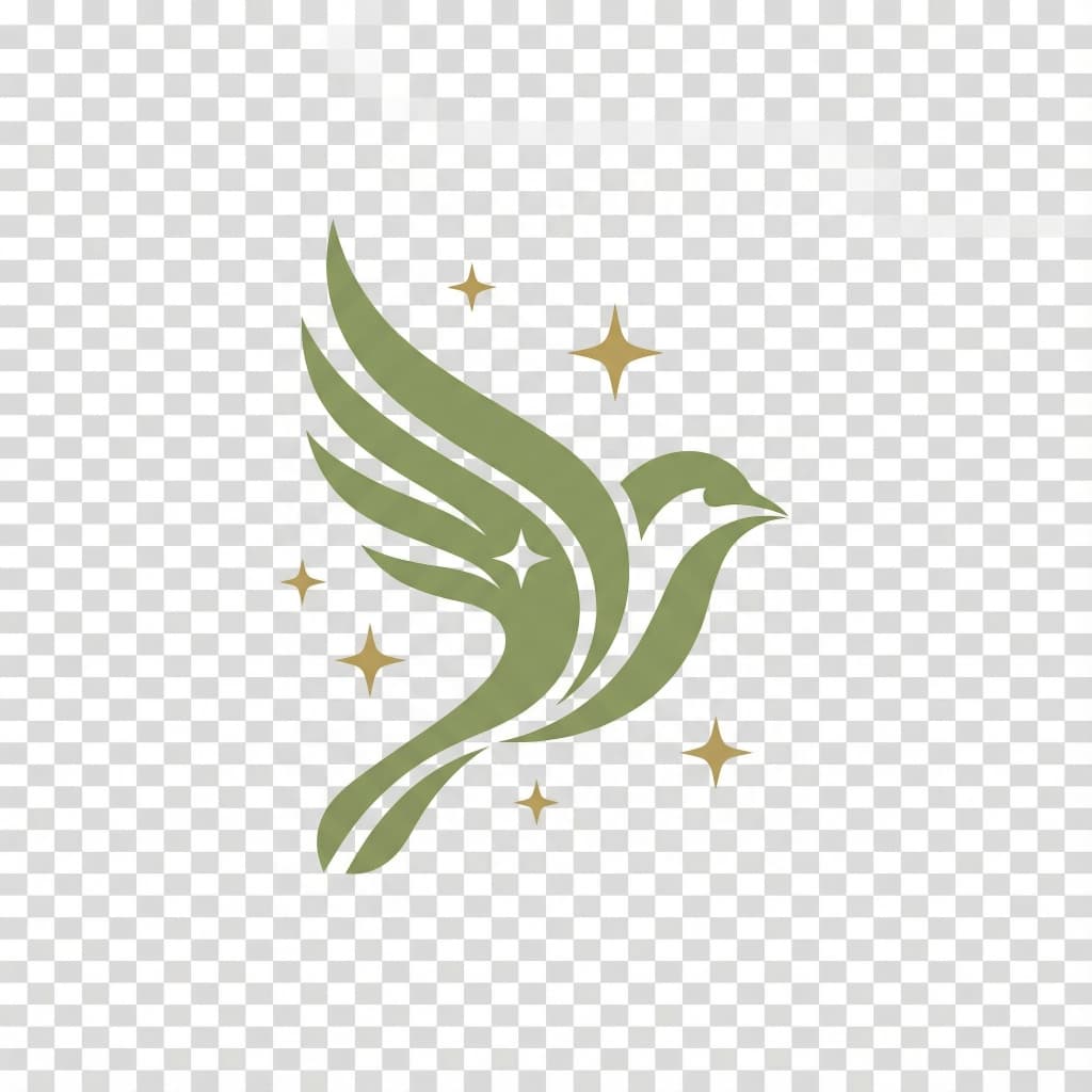 Clean Green Sparrow Logo